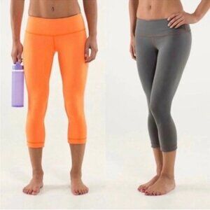 Lululemon Wunder Under Low-Rise 1/2 Tight Full-On Luxtreme 17" - Reversible - 8